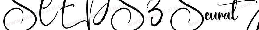 SCE PS3 Seurat JPN Regular字体转换